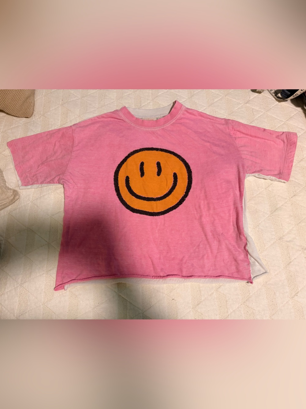 Vintage Havana Pink Crewneck Tee Size 16/L